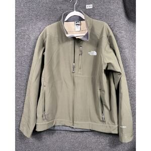 The North Face Apex Nimble Jacket Windbreaker Full Zip Mens XL Olive Green